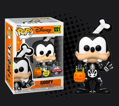 POP DISNEY 1221	(38 288)	goofy skeleton clows in the dark