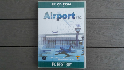PC CD: Airport Inc. simulaattori peli (2000)