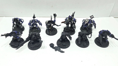 WH40K - 10kpl Chaos Spacemarine Terminators (sis lord) [K101