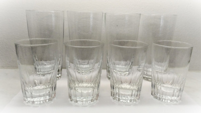 Nuutajärvi lasit 8 kpl, 32 cl ja 12 cl