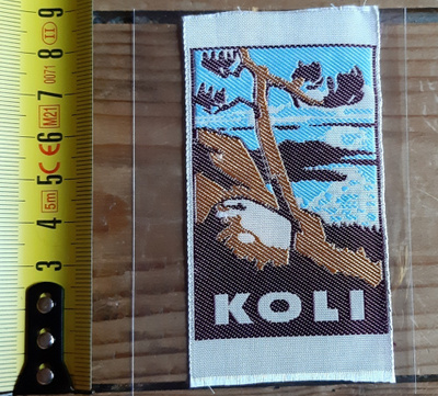 Koli vintage kangasmerkki