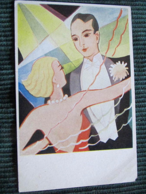 Postikortti. Art Deco