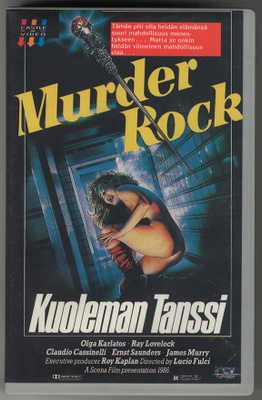 MURDER ROCK Kuoleman tanssi  VHS  Ohj. Lucio Fulci