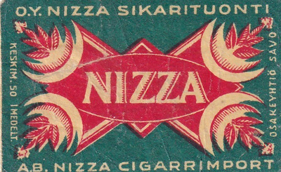 O.y NIZZA Sikarituonti , Osakeyhtiö Savo  8/7