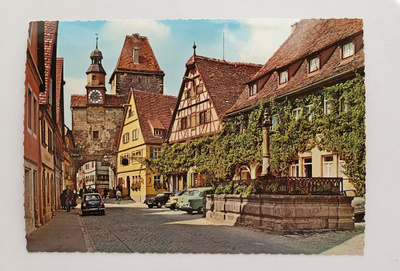 Rothenburg - vanha saksalainen postikortti