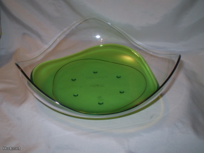 Tupperware elegance maininki lime/läpinäkyvä uusi