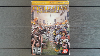 PC CD: Sid Meier's Civilization IV - Warlords Expansion Pack