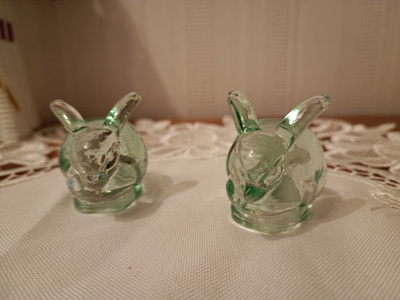 Lasinen vihreä pääsiäispupu