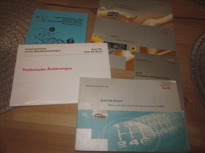 audi a6 1997-2005 ohjekirja, käyttäjän käsikirja +manuaaleja
