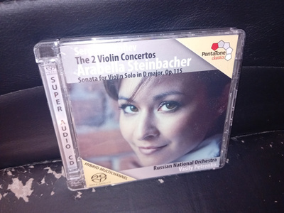 SACD Arabella Steinbacher : The 2 Violin Concertos ( SIS POS