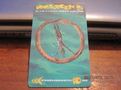 Ruisrock 1994 puhelinkortti