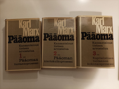 Karl Marx Pääoma 1-3