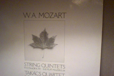 W.A. MOZART  ::  D. KOROMZAY, TAKACS :: VINYYLI  LP    1987