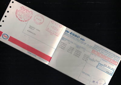 ESSO Tiikeri ketjuleima / frankeeraus 1967