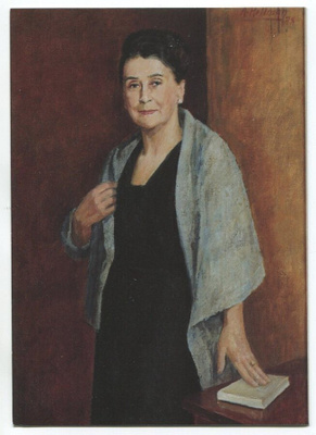 Sylvi Kekkonen Åke Hellmanin maalaus 1978, ei kulkenut