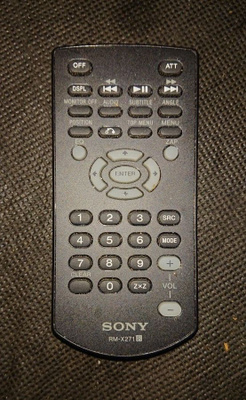 Sony RM-X271 autosoittimen kaukosäädin