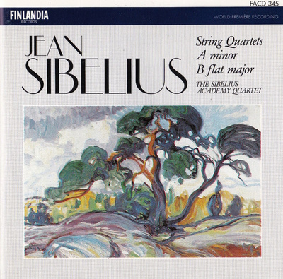 Jean Sibelius - String Quartets in A minor & B flat major CD