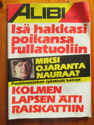ALIBI RIKOSLEHTI 9 / 1982 42 VUODEN TAKAA