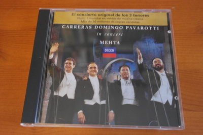 Carreras Domingo Pavarotti in concert CD.Hieno!