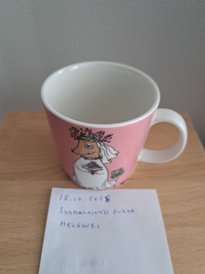 Muumimuki Sosuli(2011-2019)-Tarra-kruunu leima- Käyttämätön