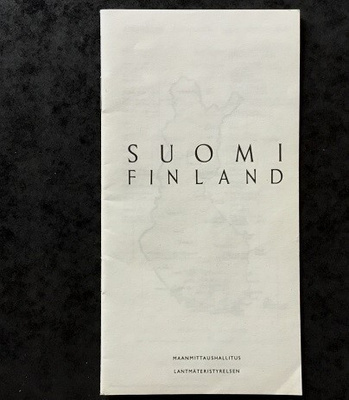 Suomi Finland kartasto