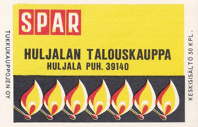 Huljala, Talouskauppa.  SPAR , b424