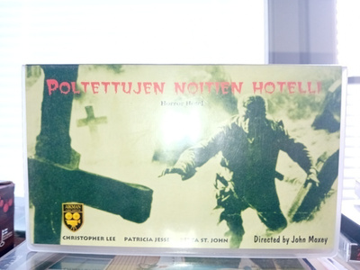 VHS Poltettujen noitien hotelli  - Horror Hotel ( SIS POSTIK