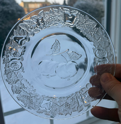 6 x lasilautanen
