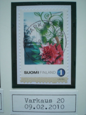 Omakuvamerkki LaPe 7 II Suom. Filatelistiliitto NAPPILOISTO