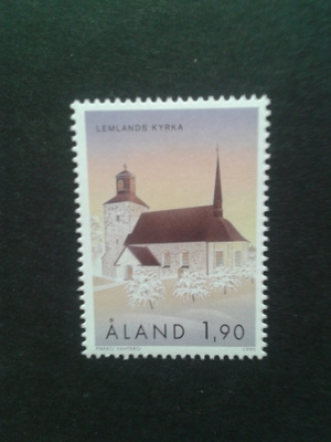 åland 1999 lemlandin kirkko**