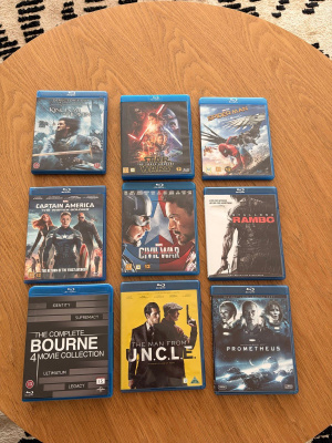 Blu Ray elokuvia
