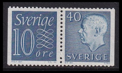 Ruotsi 430b-522DD ** Numero-Gustaf vihkopari (1962)