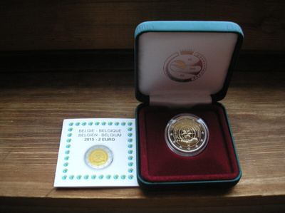 BELGIA 2e 2015 PROOF