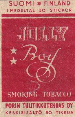JOLLY  Boy, Smoking Tobacco     8/14