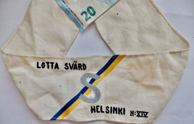 VANHA Hihanauha Lotta Svärd Helsinki XIV