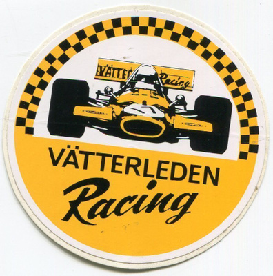 Retro - Vanha tarra - Vätterleden Racing