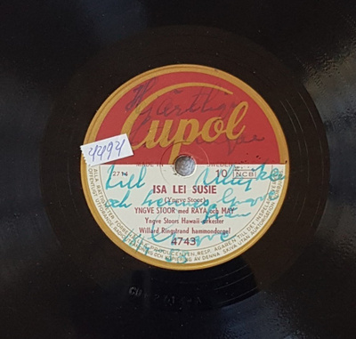 Savikiekko 1953 - Harmony Sisters - Moana - Cupol 4743