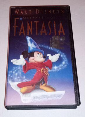 FANTASIA MESTARITEOS WALT DISNEY VHS