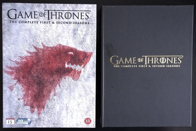 Game of Thrones 1 & 2 kaudet (10xDVD)