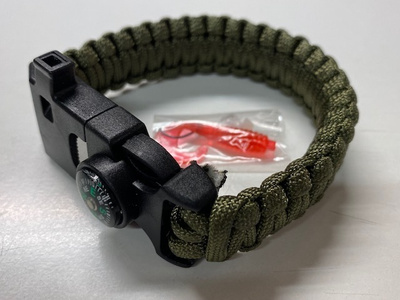 Paracord ranneke olive