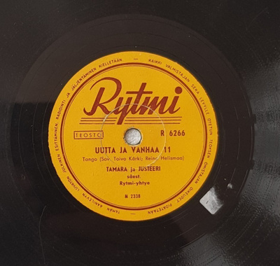 Savikiekko 1955 - Tamara & Justeeri - Rytmi R 6266