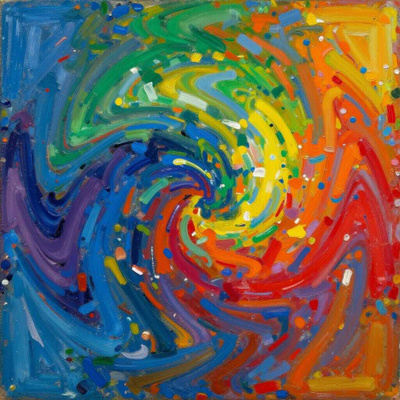 Uusi abstrakti alumiinitaulu 20 cm x 20 cm