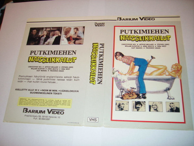 Vhs kansipaperi Fix -  PUTKIMIEHEN NAISSEIKKAILUT (Sis.pk:t)