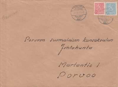 Postileima, TYRVÄÄ 4.6.1955
