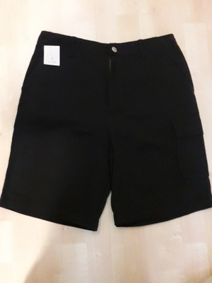 Lyhyet housut, shortsit.  Mustat, koko S (uudet)