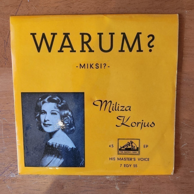 Miliza Korjus - Warum? 7' Ep (M-/EX++)