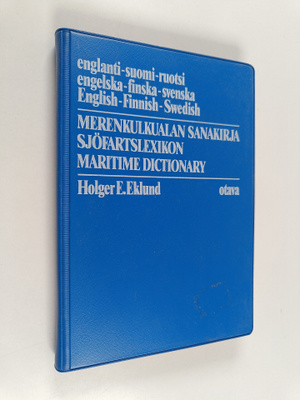 Holger E. Eklund : Merenkulkualan sanakirja : englanti - ...