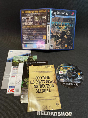 SOCOM II U.S. NAVY SEALS PS2 - CIB