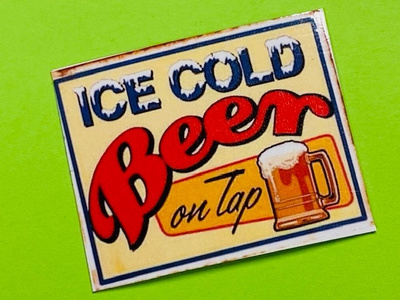 ice cold beer Jääkaappimagneetti