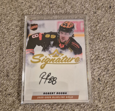 2025 2026 Blueline Gold Signature Robert Rooba 18/40